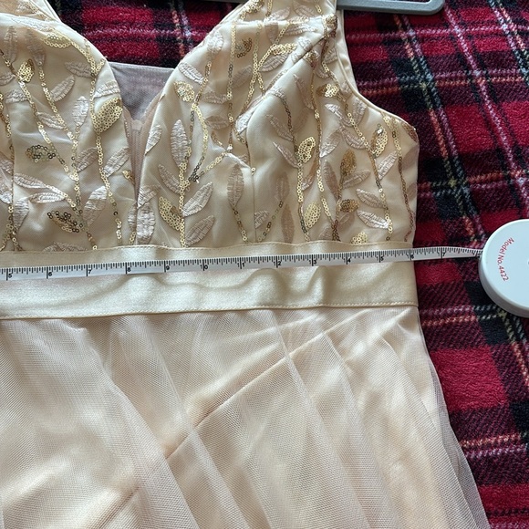 Gorgeous gold gown- never worn - Picture 5 of 5
